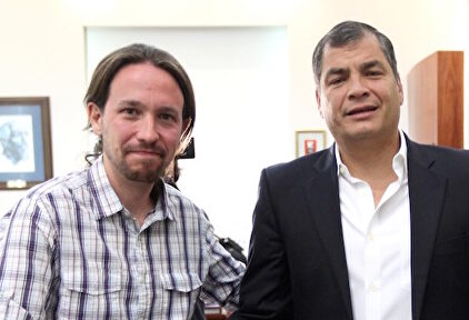 Pablo Iglesias y Rafael Correa, en una imagen de archivo | Archivo