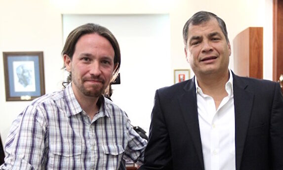 Pablo Iglesias y Rafael Correa, en una imagen de archivo | Archivo