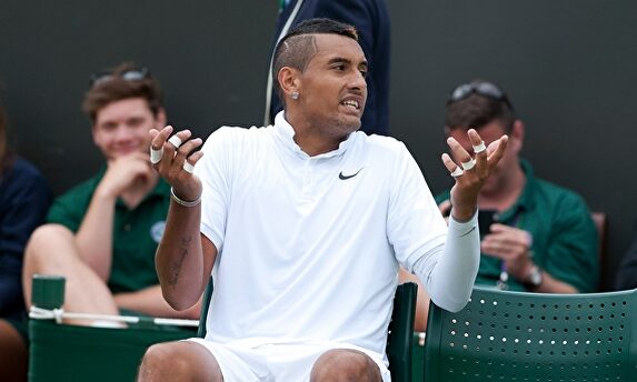 Nick Kyrgios, durante su partido ante Richard Gasquet. | Cordon Press
