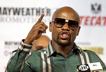 Floyd Mayweather, en rueda de prensa. | Cordon Press