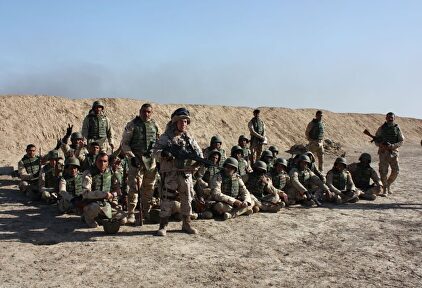 Militares españoles en la base de Besmayah (Irak). |  EMAD