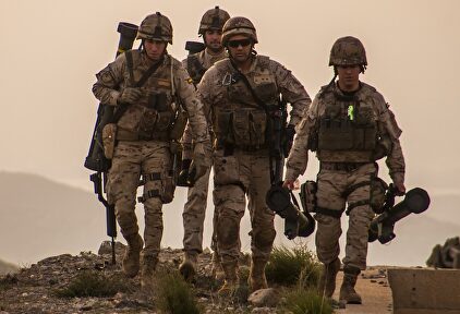 Militares de La Legión durante unas maniobras. | Flickr-Ejército de Tierra
