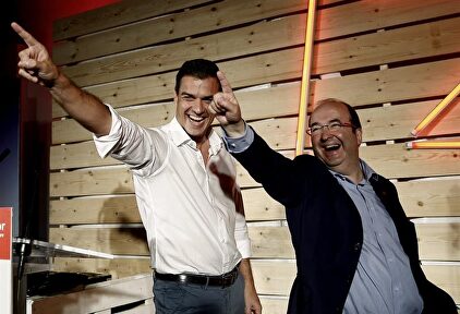 Pedro Sánchez y Miquel Iceta | EFE