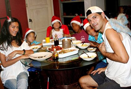 Yuyee, Frank y sus hijos | Facebook
