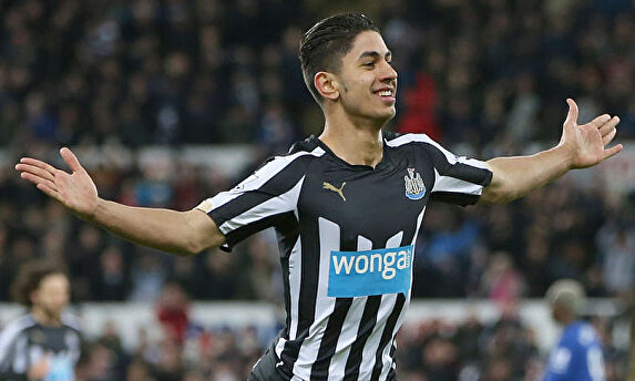 Ayoze Pérez celebra un gol con el Newcastle. |  Archivo
