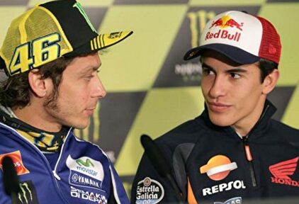 Valentino Rossi y Marc Márquez. | EFE