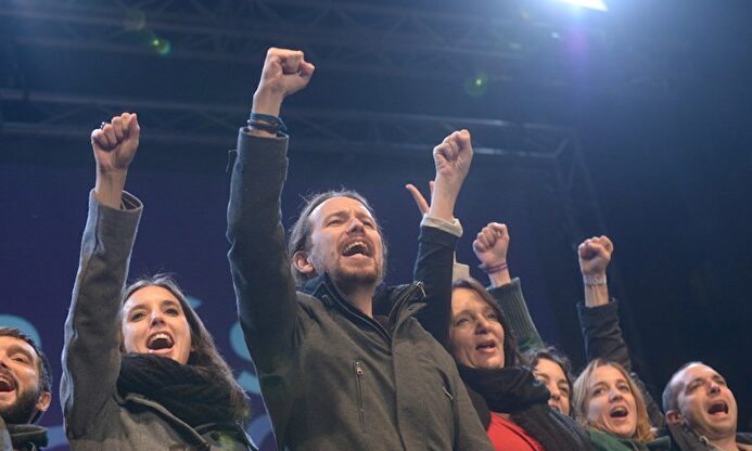 El líder de Podemos, Pablo Iglesias e Irene Montero | Dani Gago
