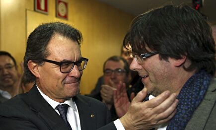 Artur Mas y Carles Puigdemont en una imagen de archivo. |  EFE