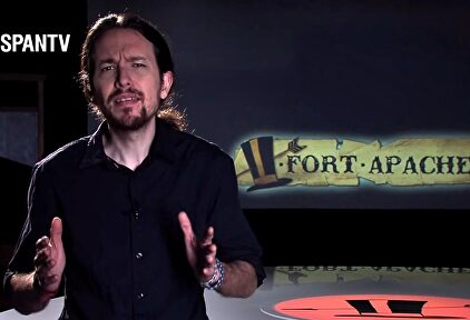 Iglesias, en 'Fort Apache' | Imagen Youtube