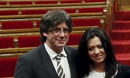 Marcela Topor y Carles Puigdemont, en una foto de archivo | Cordon Press