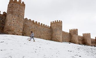 Invierno en Ávila |  EFE