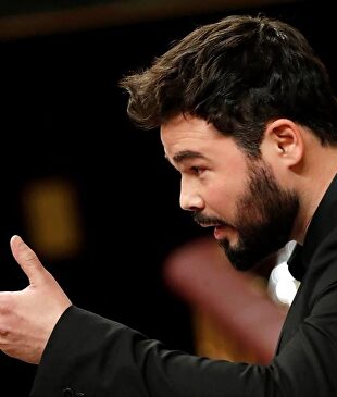 Gabriel Rufián en una imagen de archivo. |  EFE