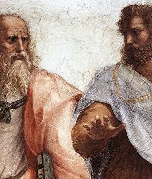 Platón y Aristóteles en 'La escuela de Atenas' (1509), de Rafael. |  Archivo