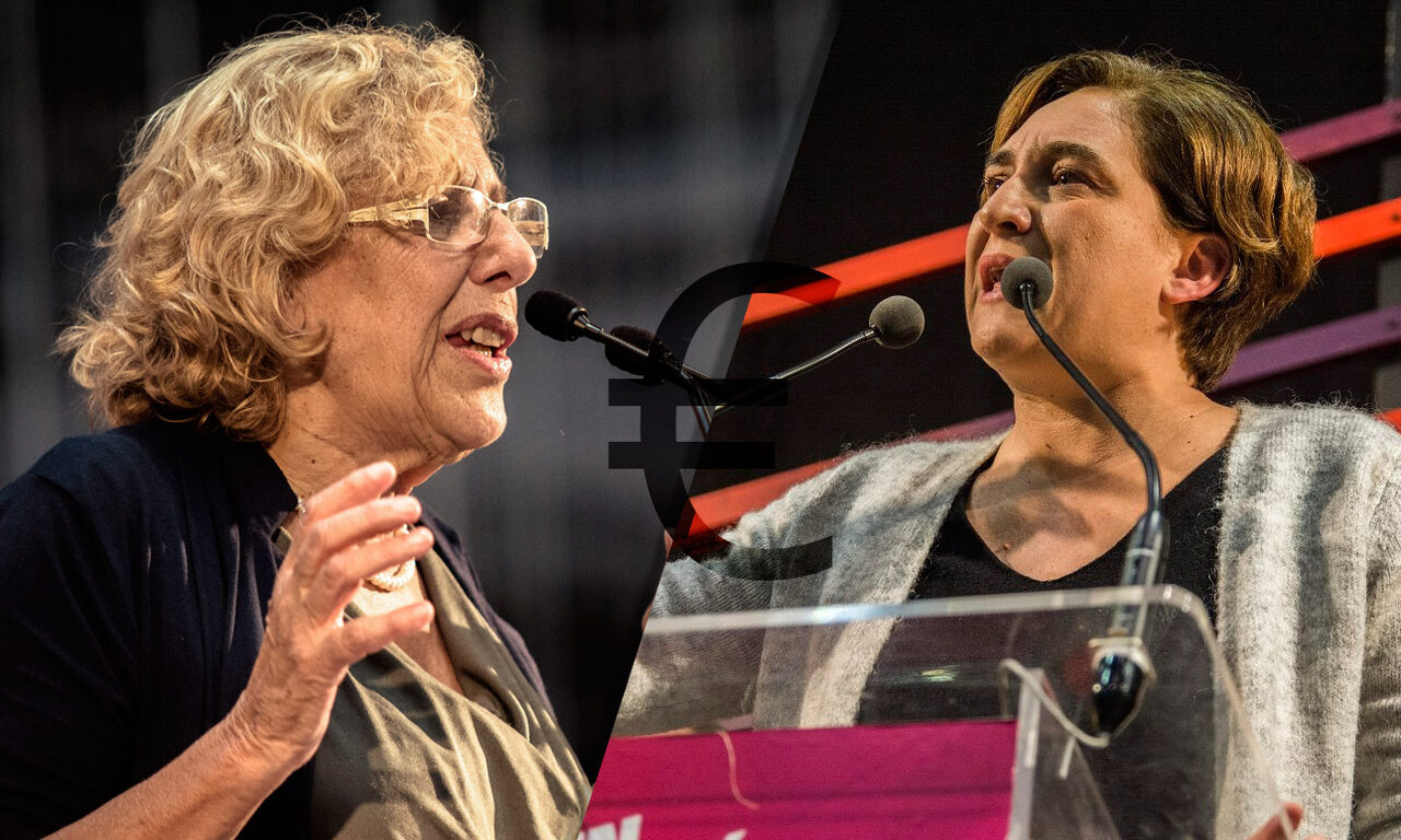 Manuela Carmena y Ada Colau