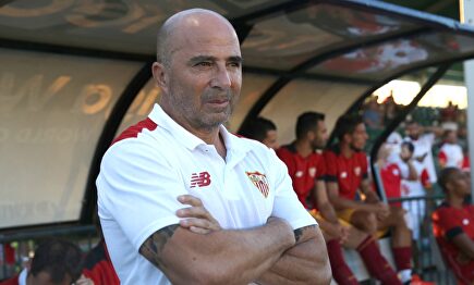 Jorge Sampaoli, en un partido con el Sevilla. | EFE/Archivo