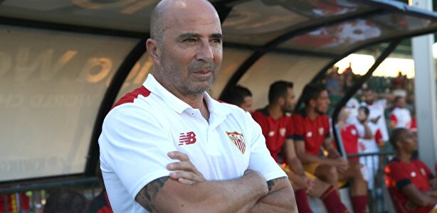 Jorge Sampaoli, en un partido con el Sevilla. | EFE/Archivo