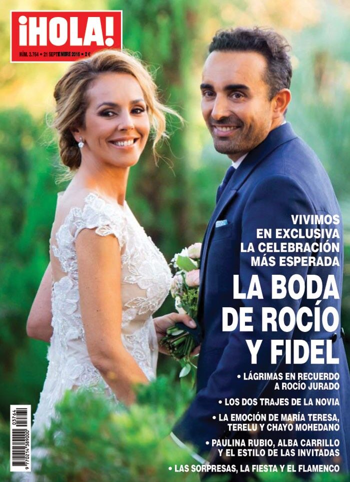 Y por fin… la exclusiva de la que todo el mundo habla: la boda de Rocío  Carrasco y Fidel - Chic