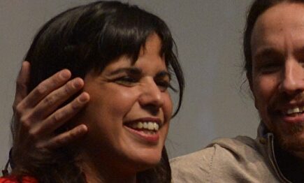 Teresa Rodríguez y Pablo Iglesias, obviamente en una imagen de archivo. | Dani Gago