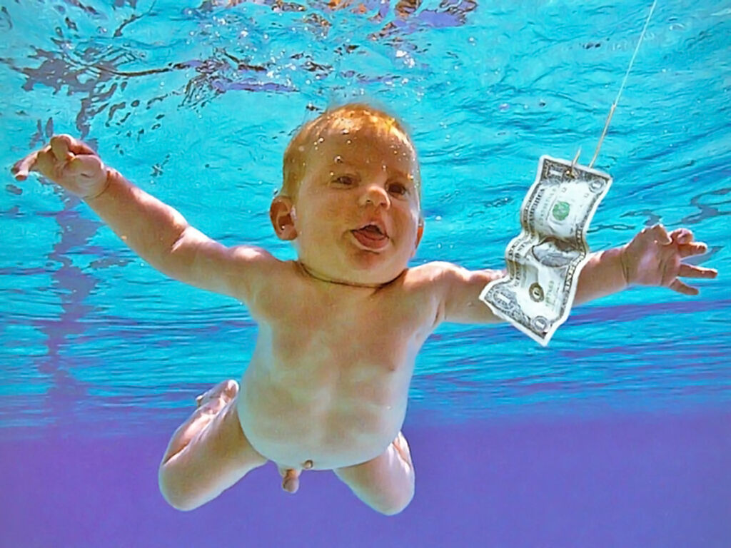 El bebé de la portada de Nirvana recrea la icónica imagen 25 años después -  Libertad Digital - Cultura