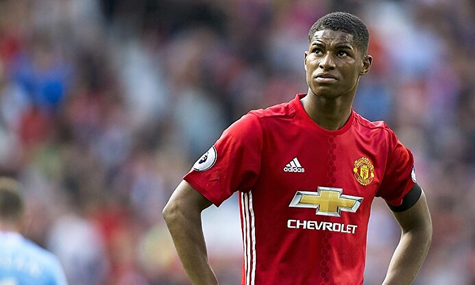 Marcus Rashford, delantero del Manchester United. | Archivo