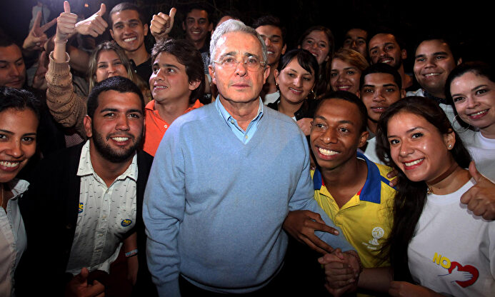 Álvaro Uribe, ex presidente de Colombia. | EFE