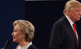 Hillary Clinton y Donald Trump, en una imagen de archivo. | EFE