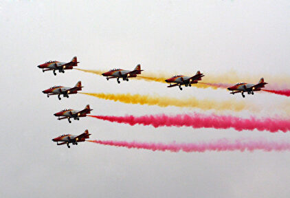 La Patrulla Águila del Ejército del Aire. |  David Alonso Rincón