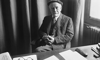 Pío Baroja en la Universidad de París, en 1938 | Cordon Press