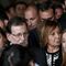 Rajoy en el velatorio, con compañeros de partido