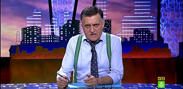 Una imagen de archivo, de El Gran Wyoming, durante un programa de 'El Intermedio'. | Atresmedia