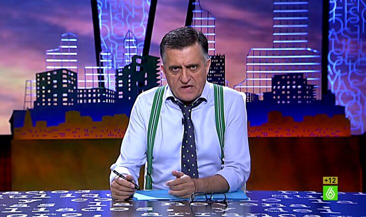 Una imagen de archivo, de El Gran Wyoming, durante un programa de 'El Intermedio'. | Atresmedia