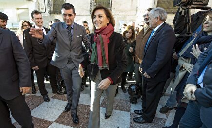 La exministra de Defensa, María Dolores de Cospedal, socia principal de SMS Albiñana & Suárez de Lezo |  EFE