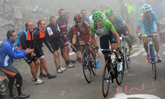 Imagen de una de las últimas ediciones de la Vuelta. | EFE