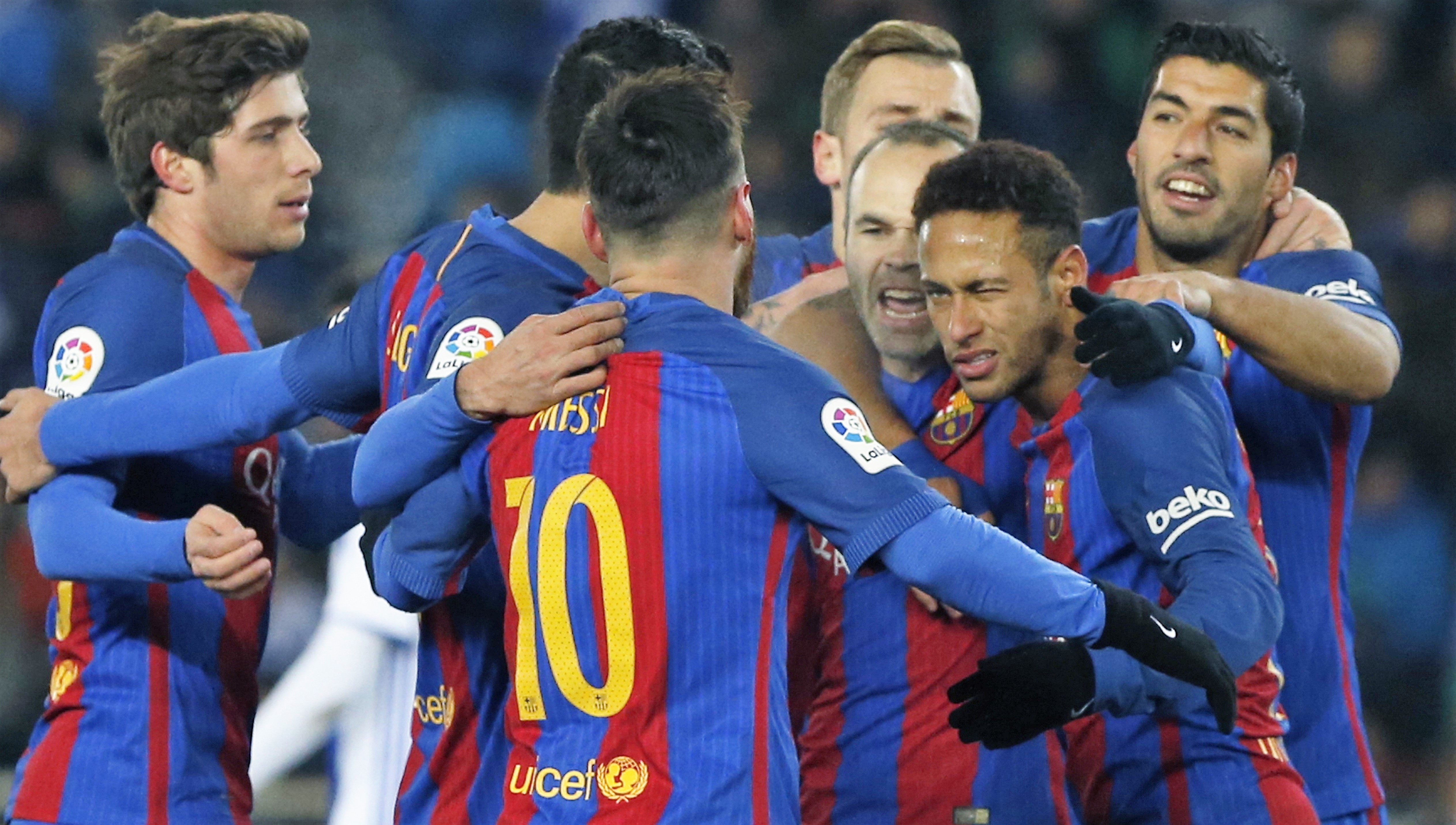 Las cifras de penaltis del Barcelona en los años investigados: 33 a favor y sólo 3 en contra