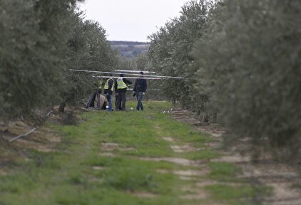 Lugar donde el cazador mató a los dos agentes rurales | EFE