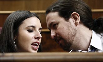 Irene Montero y Pablo Iglesias | EFE