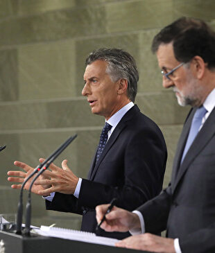 Rajoy y Macri en una imagen de archivo. |  EFE