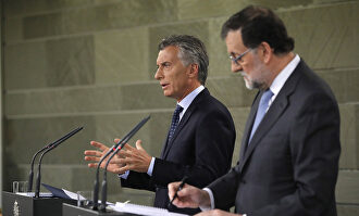 Rajoy y Macri en una imagen de archivo. |  EFE
