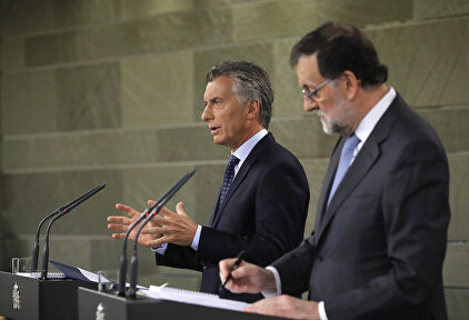 Rajoy y Macri en una imagen de archivo. |  EFE