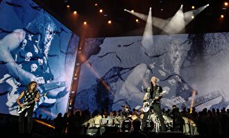 Metallica, durante un concierto. |  Cordon Press