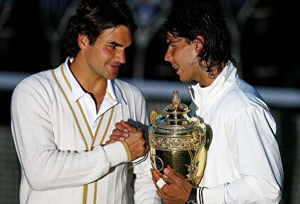 Federer y Nadal en 2008. | Archivo