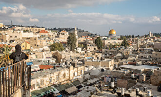La Ciudad Vieja vista desde lo alto de la muralla, junto a la Puerta de Damasco |  C.Jordá