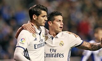 Morata y James podrían volver a jugar juntos. |  Reuters