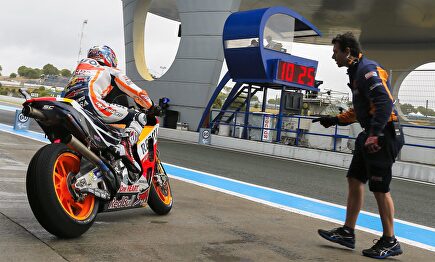 Dani Pedrosa, en el circuito de Jerez. | EFE