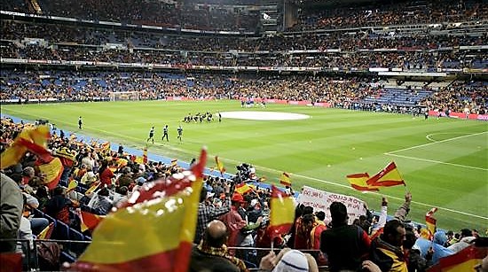 Volver a disparar pasos A pie El Santiago Bernabéu volverá a acoger un partido oficial de la Selección  ocho años y medio después - Libertad Digital