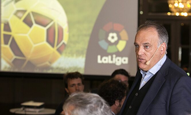 Javier Tebas, presidente de LaLiga. | EFE/Archivo