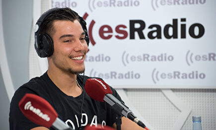 Willy Hernangómez, en una visita a esRadio. | D.A./esRadio