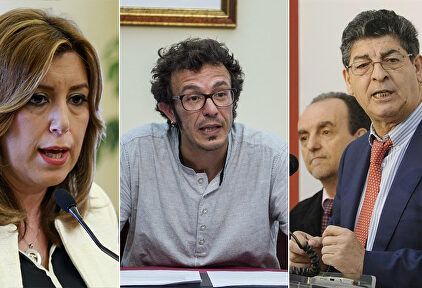 Díaz, 'Kichi' y Valderas | Agencias