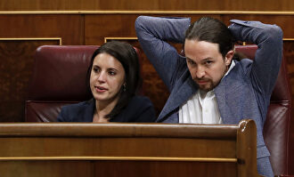 Irene Montero y Pablo Iglesias | EFE