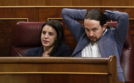 Irene Montero y Pablo Iglesias | EFE